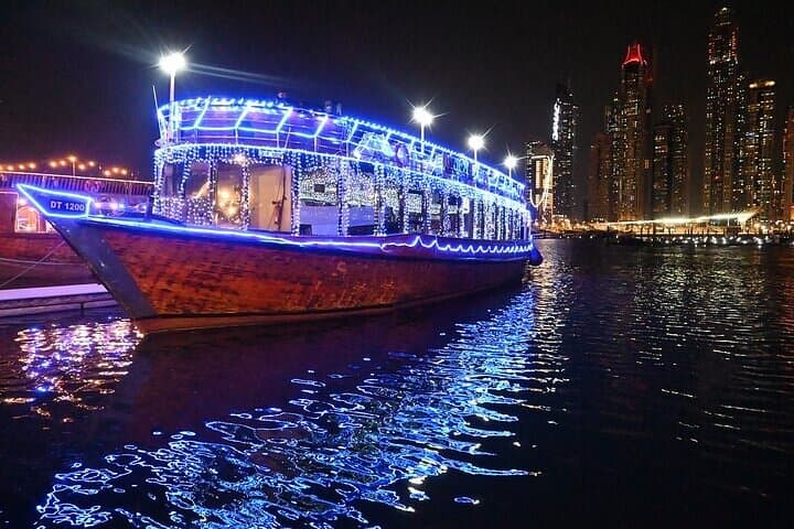 Evening Dhow Cruise and Dinner in Dubai Marina: Sunset, Skyline & Traditional Entertainment photo 5