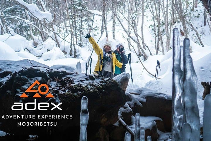 Snowshoe to Noboribetsu Ice Caves: 8km Winter Trek to Three-Meter Stalactites