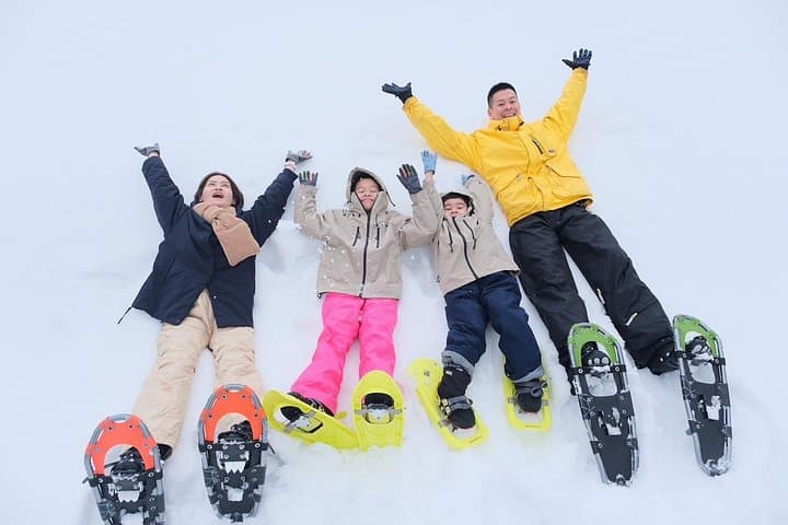 Snowshoeing with an Akita Dog: Yuzawa Winter Park Two-Day Experience photo 3