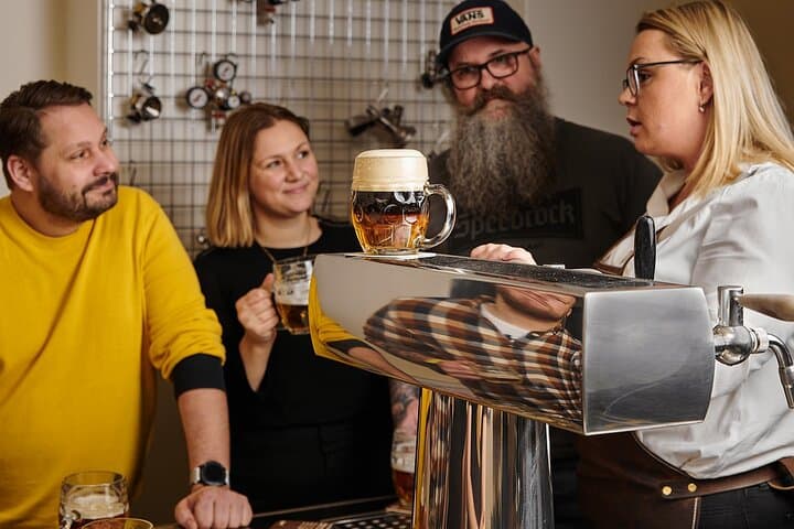 Prague Beer School: Traditional Czech Beer Pouring Experience photo 6