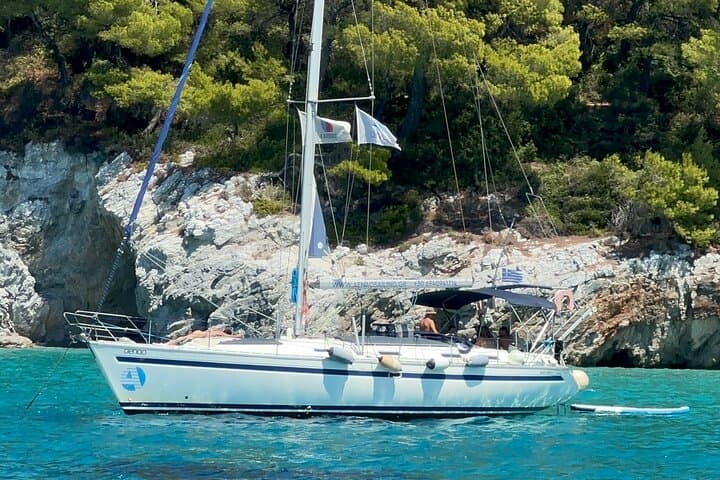 Full-Day Sailing from Skiathos to Skopelos: Mamma Mia Island & Tsougrias