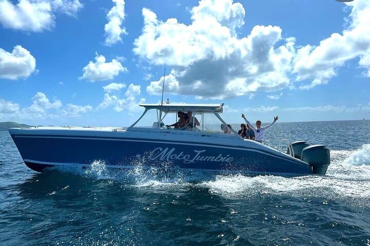 Private Power Catamaran Charter in Saint Kitts and Nevis: Snorkel, Beach & Coastal Cruise photo 4