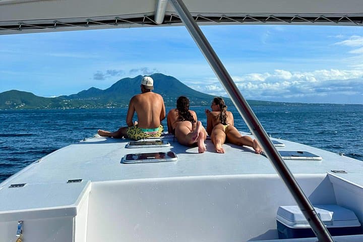 Private Power Catamaran Charter in Saint Kitts and Nevis: Snorkel, Beach & Coastal Cruise photo 3
