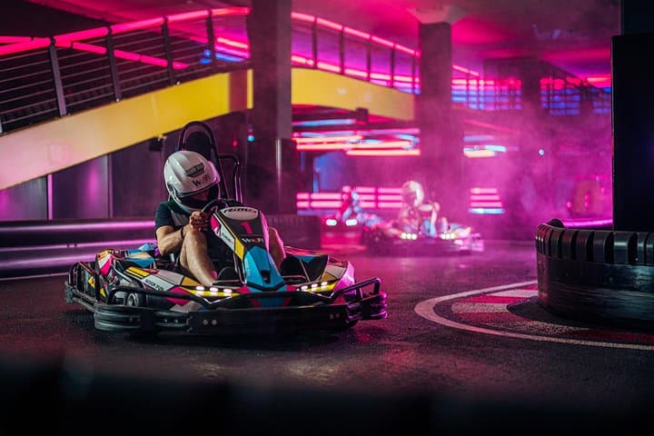 Ljubljana LED Gokart Experience: Multilevel Indoor Track & Speed Levels