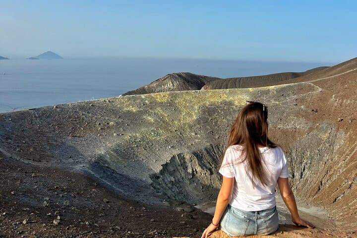 Hike the Great Crater of Vulcano: Guided Trek to the Fumaroles and Rim Views
