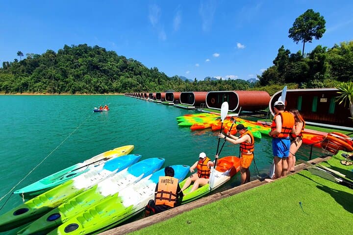 Cheow Lan Lake Day Trip from Krabi — Longtail Boat, Kayak & Floating Lunch photo 4