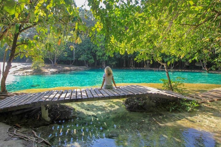 Krabi Emerald Pool and Tiger Cave Temple Day Tour — Swim, Hike, and Summit