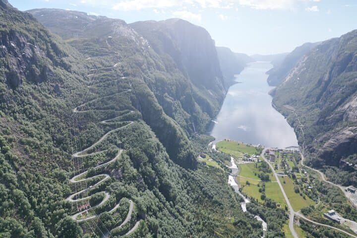 Viking Odyssey: Lysefjord Cruise and Lyseveien Scenic Mountain Road from Stavanger