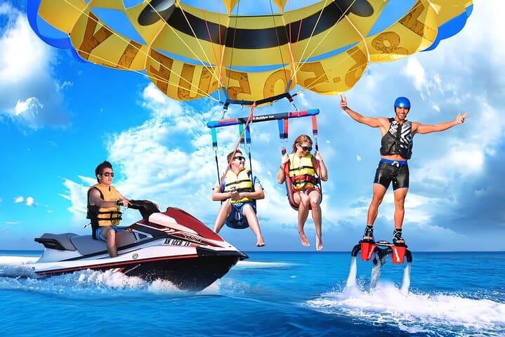 Bali Watersport 3-in-1 Combo: Jet Ski, Parasail & Snorkel from Kuta photo 1