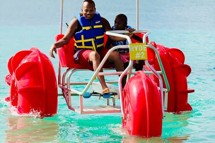 Pedal the Caribbean: Grand Anse Beach Water Bikes Experience photo 2