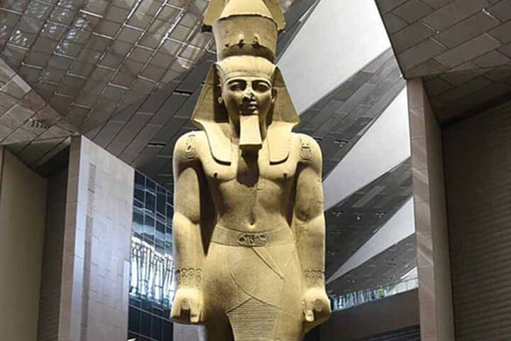 Private Grand Egyptian Museum and Giza Pyramids Tour with Egyptologist Guide