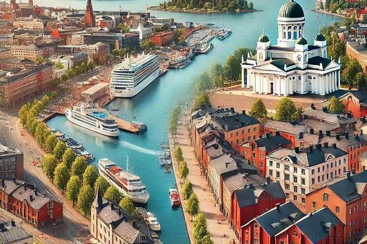 Charm of Finland VIP: Private Helsinki & Porvoo Tour by Mercedes V+Guide