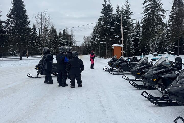 Montreal All-Inclusive Snowmobile Escape — Guided Trails with Hotel Pickup photo 2