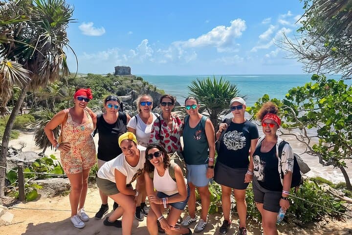 Tulum & Cobá Day Tour: Cenote Swim, Buffet and Playa del Carmen