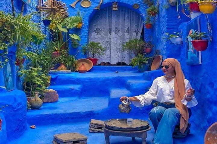 Fez to Chefchaouen Day Trip: Blue City Walks, Waterfalls & Short Hikes photo 1