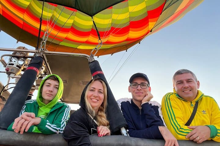 Sunrise Hot Air Balloon Over Dubai Desert with Bedouin Breakfast & Camel Ride photo 1