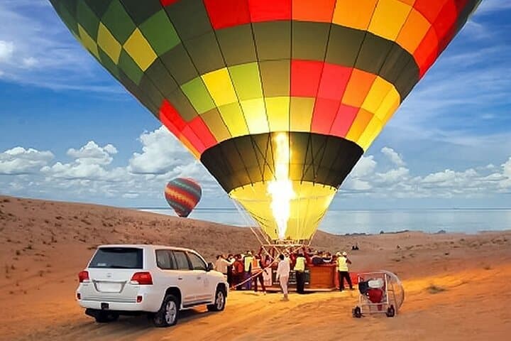 Sunrise Hot Air Balloon Over Dubai Desert with Bedouin Breakfast & Camel Ride photo 2