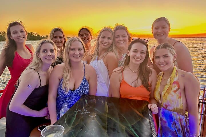 Private Pink Pearl Tiki Boat Tour on Perdido Bay — Sandbars, Dolphins & Bushwackers photo 4