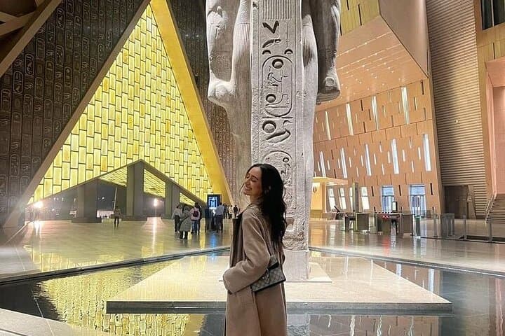 Private Day Tour: Giza Pyramids, Sphinx & Grand Egyptian Museum from Cairo