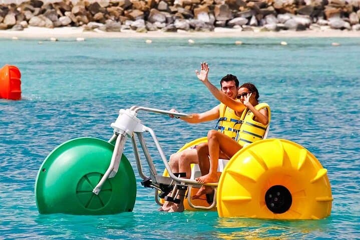 Pedal the Caribbean: Grand Anse Beach Water Bikes Experience photo 4