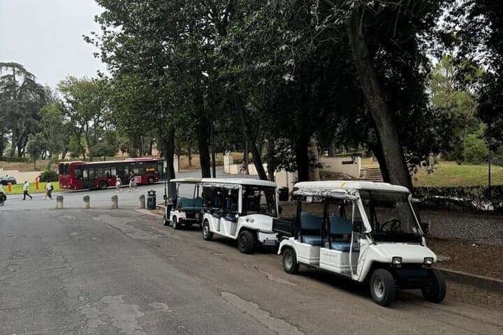 Golf Cart Tour of Villa Borghese Gardens — Rome's Green Heart in 30 Minutes