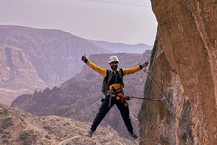 Via Ferrata on Jabal Akhdar: Edge-Climb and Zipline Adventure in Oman photo 4