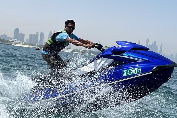 Supercharged Jet Ski Ride Dubai: Burj Al Arab & Atlantis Views