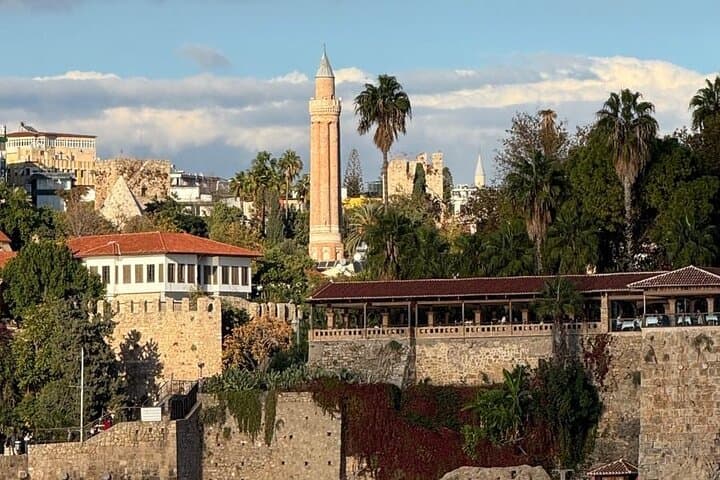 Antalya City Tour: Düden Waterfall, Hadrian's Gate & Mediterranean Boat Ride in 5 Hours