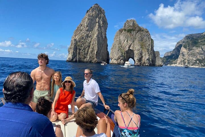 Private Capri Boat Tour: Secret Grottos, Faraglioni & Local Skipper
