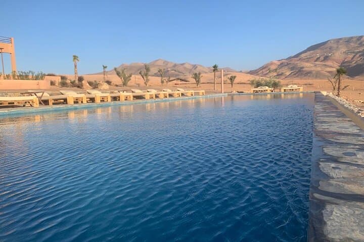 Agafay Desert Camel Ride and Quad Excursion with Pool Lunch