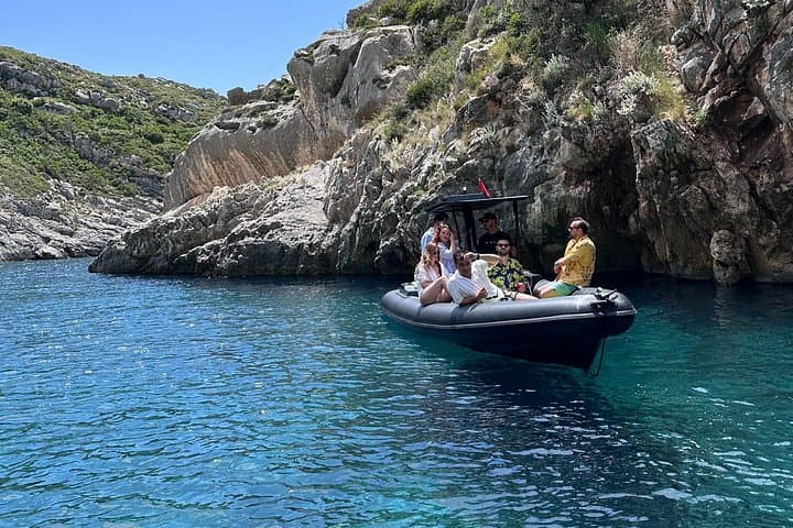 Sazan Island & Haxhi Ali Cave Speedboat Adventure — Snorkel, Swim, Explore photo 3