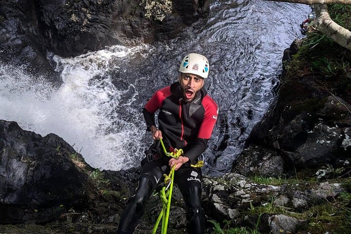King Robert's Canyon Canyoning — Bruce's Stone Adventure in Southern Scotland