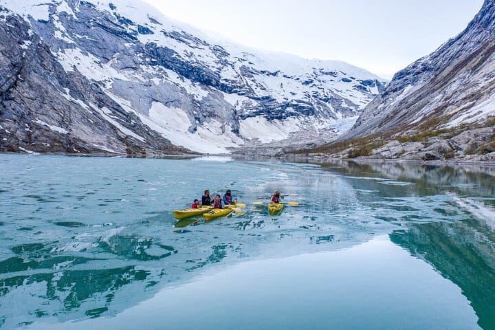 Nigardsbreen Glacier Kayak and Ice Hike: Half-Day Tour from Breheimsenter