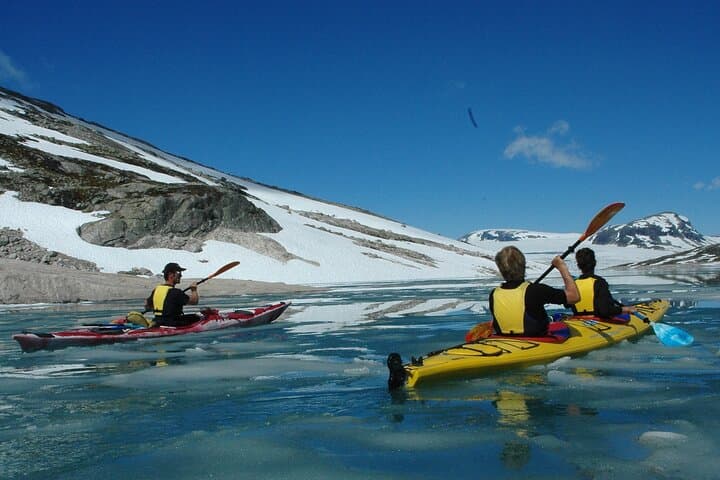 Styggevatnet Glacier Kayak and Austdalsbreen Hike: Day Tour from Jostedal photo 4