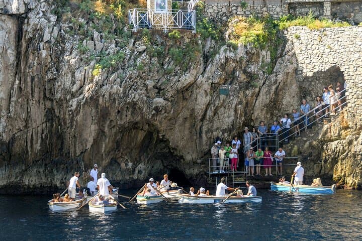 Capri & Anacapri Small-Group Tour — Blue Grotto, Mount Solaro & La Piazzetta