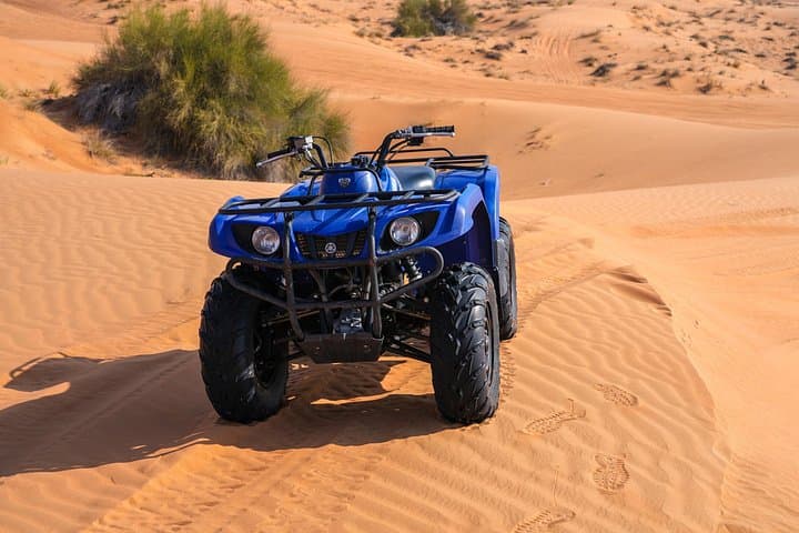 Dubai Desert Quad Bike and Camel Ride — 4–5 Hour Private Red Dunes Adventure photo 2