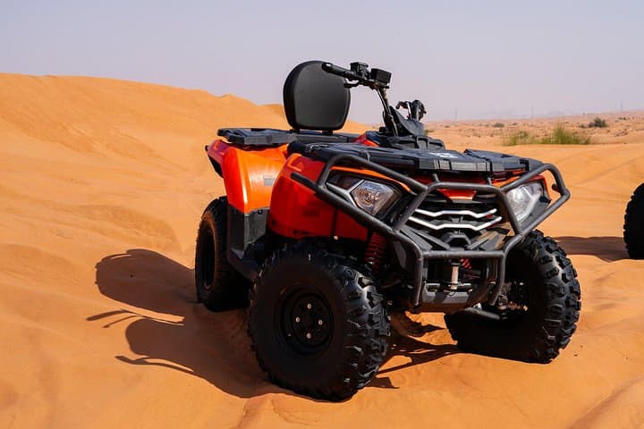 Dubai Desert Quad Bike and Camel Ride — 4–5 Hour Private Red Dunes Adventure photo 3