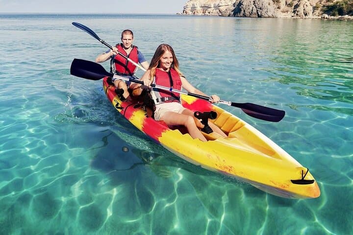 St George's Bay 2-Seater Kayak: Calm Coastal Paddles in Malta