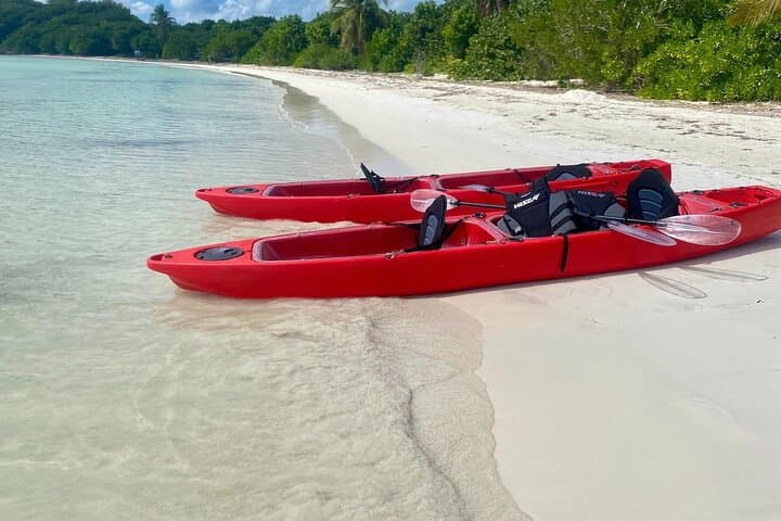Clear-Bottom Kayaking and Snorkel at Cayo de Afuera — Vieques Bioluminescent Bay Tour photo 2