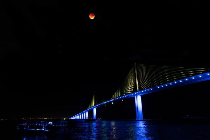 Skyway Light Show Cruise: Evening Boat Tour from St. Petersburg photo 1