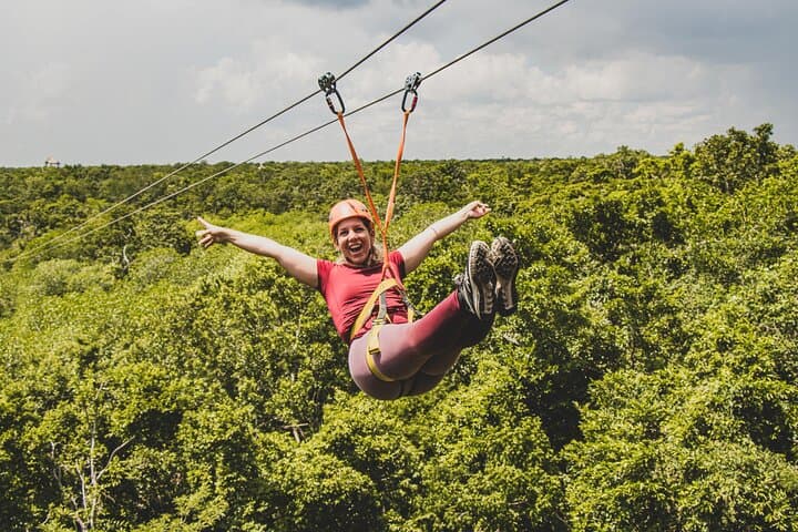 Turtles and Jungle Adventure Tulum: Zipline, Cenote Rappel & Snorkel