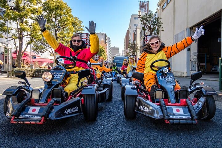 Rumble Through Tokyo Bay and Ginza: Official Go-Kart Tour (IDP Required)