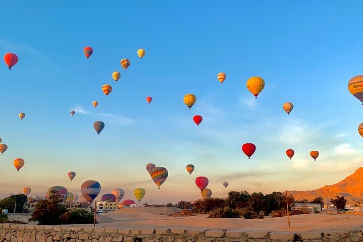 Sunrise Hot Air Balloon Over Luxor: VIP Flight Above Ancient Thebes