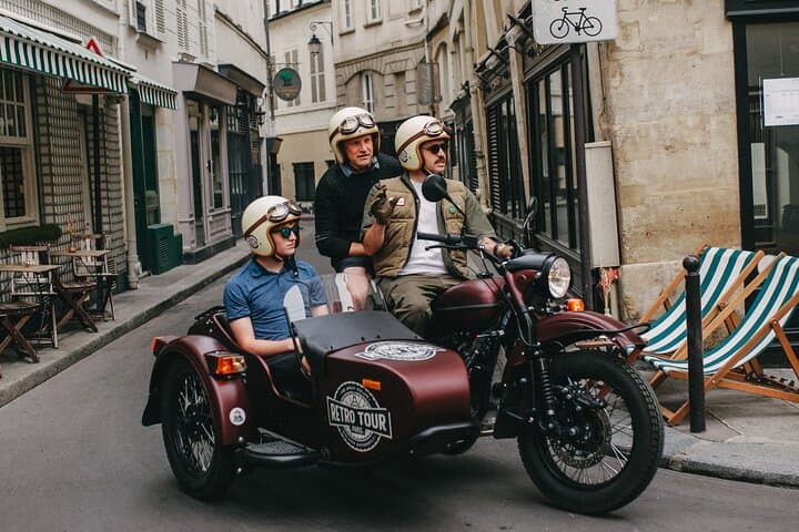 Paris Vintage Sidecar Tour — Private Guided Rides from Saint-Michel photo 2