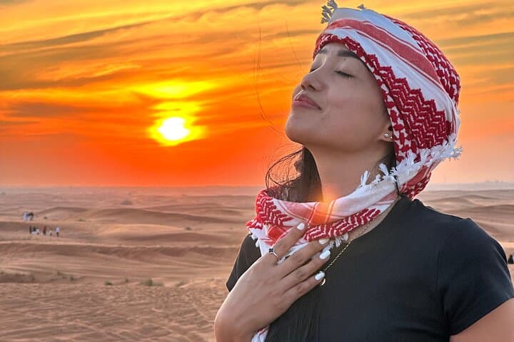 Dubai Evening Desert Safari: Sunset Dunes, Dune-Bashing & Bedouin Camp photo 3
