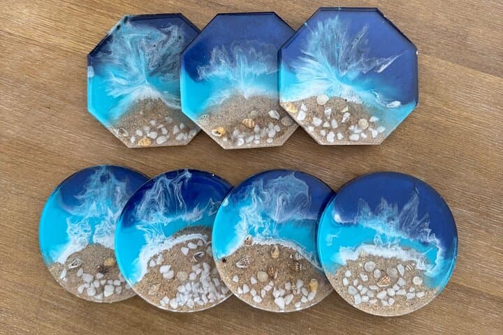 Create Resin Coasters in Paia: 90-Minute Epoxy Art Workshop on Maui photo 2