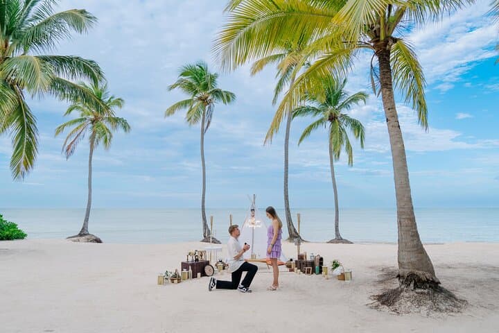 Sunset Proposal Package on Bounty Beach — Punta Cana Private Beach Proposal photo 2