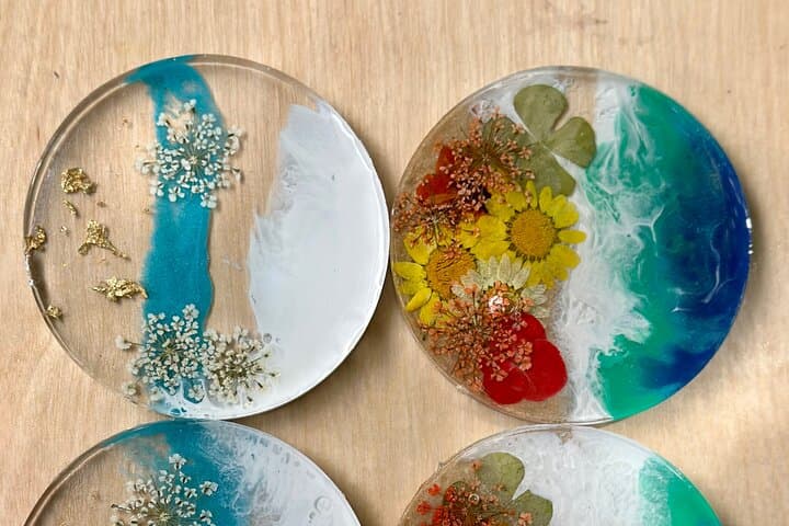 Create Resin Coasters in Paia: 90-Minute Epoxy Art Workshop on Maui photo 3