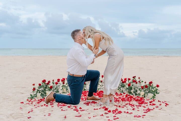 Sunset Proposal Package on Bounty Beach — Punta Cana Private Beach Proposal photo 5