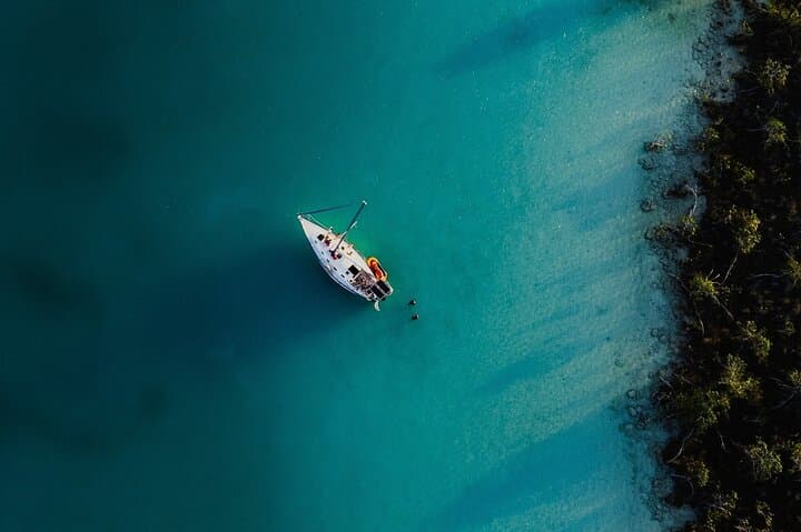 Sunset Sailing on Bacalar Lagoon: Pirate Canal, Bird Island & Cenote Esmeralda photo 1